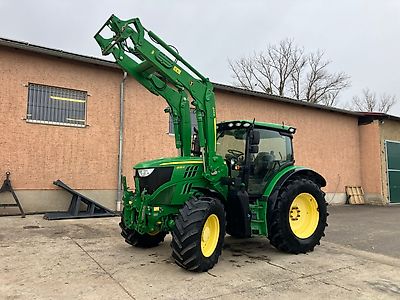 John Deere 6135R + FL 643R