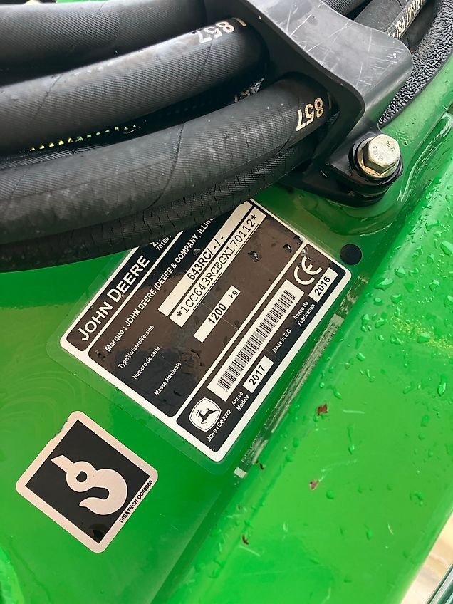 John Deere 6135R + FL 643R