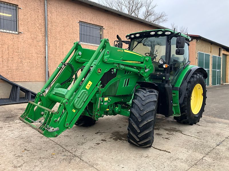 John Deere 6135R + FL 643R