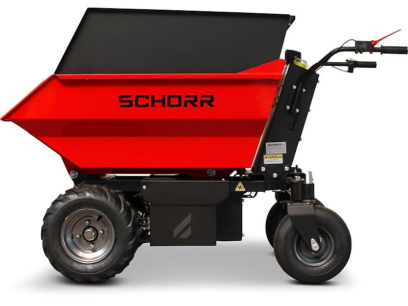 SCHORR Minidumper DEHRAS 500kg Elektro 1000W 48V Elektrodumper Dumper Motorschubkarre Elektroschubkarre