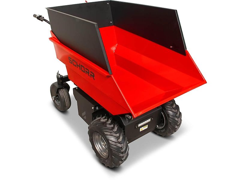 SCHORR Minidumper DEHRAS 500kg Elektro 1000W 48V Elektrodumper Dumper Motorschubkarre Elektroschubkarre