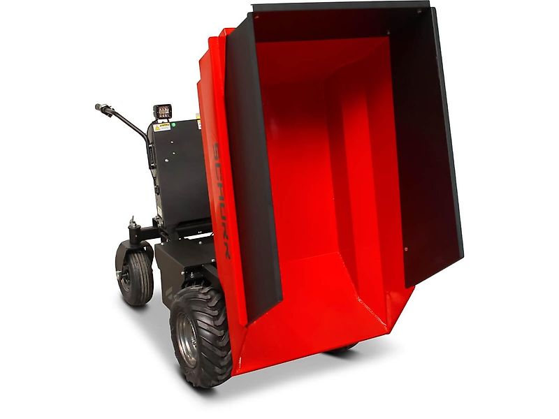 SCHORR Minidumper DEHRAS 500kg Elektro 1000W 48V Elektrodumper Dumper Motorschubkarre Elektroschubkarre