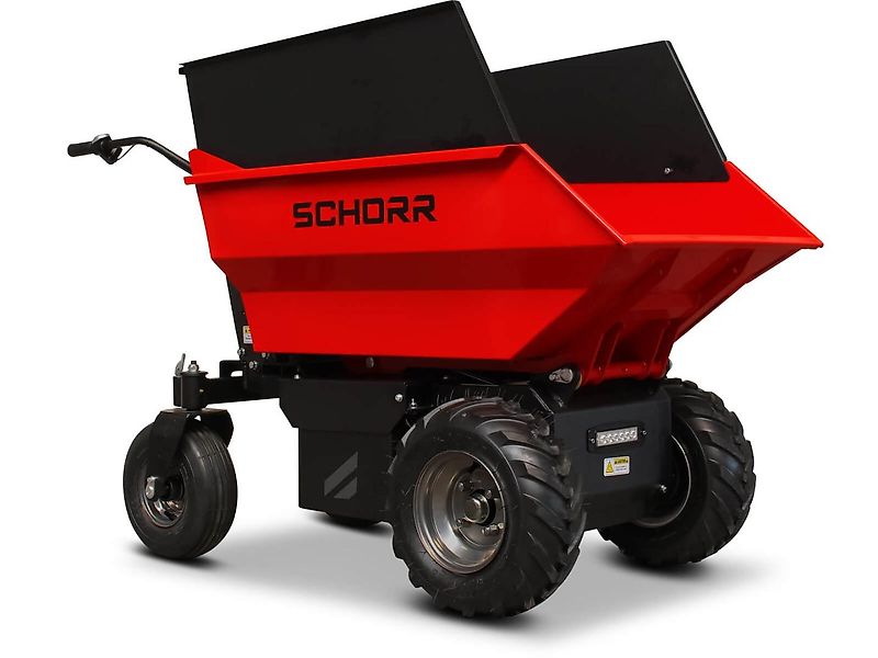 SCHORR Minidumper DEHRAS 500kg Elektro 1000W 48V Elektrodumper Dumper Motorschubkarre Elektroschubkarre