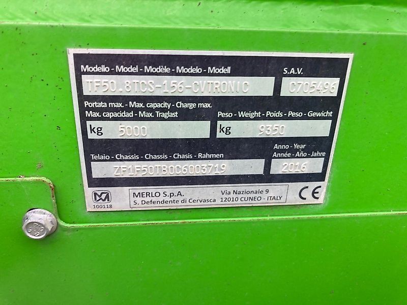 Merlo TF 50.8 TCS-156 CVTRONIC