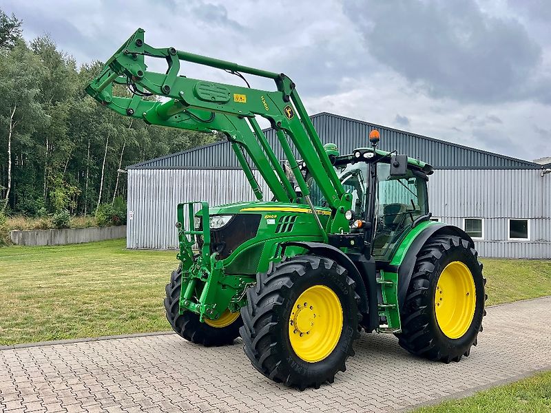 John Deere 6140R mit Frontlader JD H360