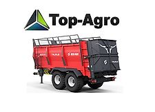 Metal-fach TOP-AGRO Miststreuer N272/2 TAURUS ZENI 14t Fendt Farbe Lagerverkauf! Vollausstattung!