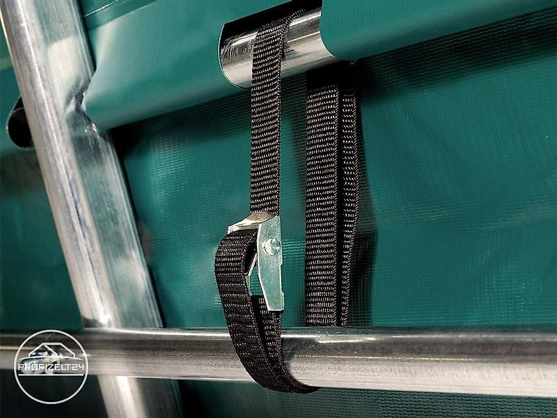 Toolport GmbH Weidezelt 3,3x7,2 m Weideunterstand Lagerzelt feuersicher PVC