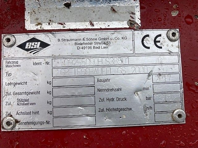 Strautmann pelicaan bak 2.0 m