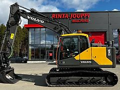 Volvo EC140EL / Pyörittäjä, Kauha, Rasvari, Siisti!