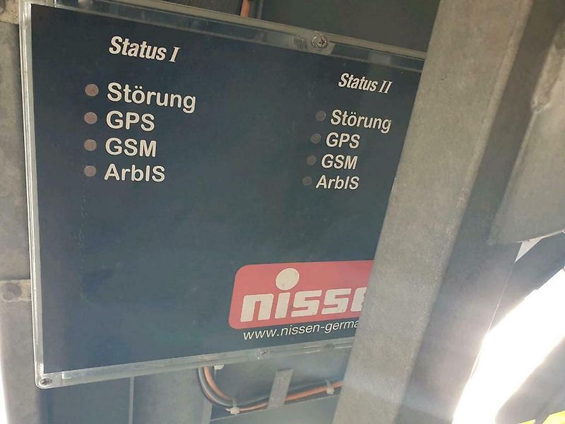 Nissen Absperrtafel Sperrwand Verkehrleitanhänger VZ 616 unimog