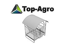 Top-Agro Raufe für Vieh mit klappbaren Seitenwänden M1 verzinkt