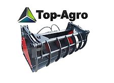 Top-Agro DIREKT VOM HERSTELLER Schaufel mit Zudruck Greifschaufel GSC ab 1,20 bis 2,40m