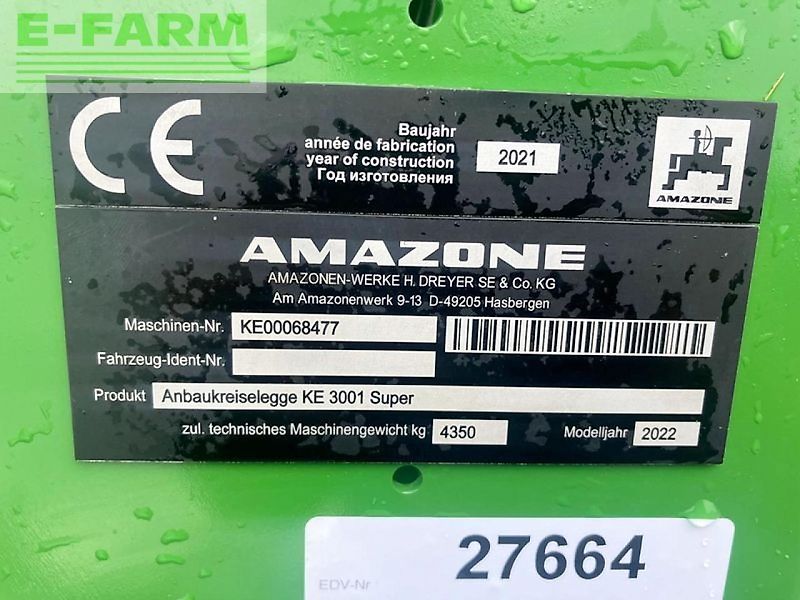 Amazone ke 3001 super kreiselegge