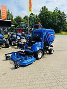 Iseki SF 237 mit Mähwerk und Gras- und Laubsammler GLS 140 Grillo