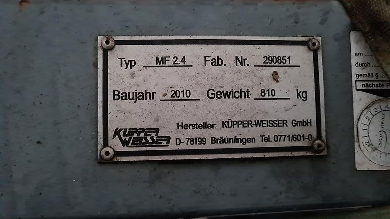 Küpper-Weisser Schneepflug MF2,4