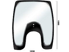 Valtra SZYBA PRZEDNIA VALTRA T ACV0197010