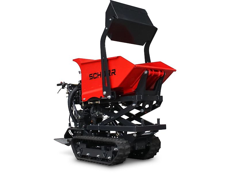SCHORR Minidumper RR500DHKASH PRO [Selbstlader+Hochkipper] 500kg Raupendumper Mulde Hochkipper Schaufeldumper
