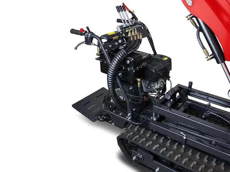 SCHORR Minidumper RR500DHKASH PRO [Selbstlader+Hochkipper] 500kg Raupendumper Mulde Hochkipper Schaufeldumper