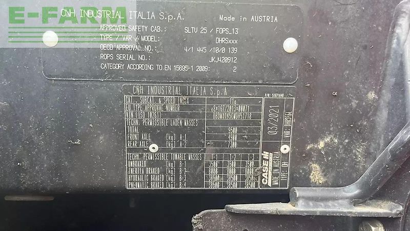 Case IH maxxum 145 cvx m. frontlæsserbeslag CVX