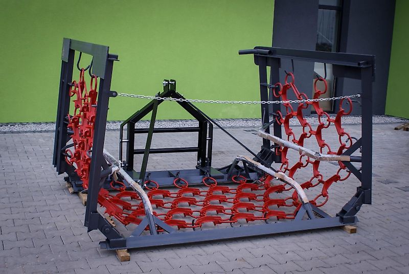 Top Angebot AKTION – Wiesenegge / Wiesenschleppe 4 m | Vierreihig | Hydraulisch | inkl. MwSt. Heavy-Duty Profi-Gerät für Grünland und Wiesen