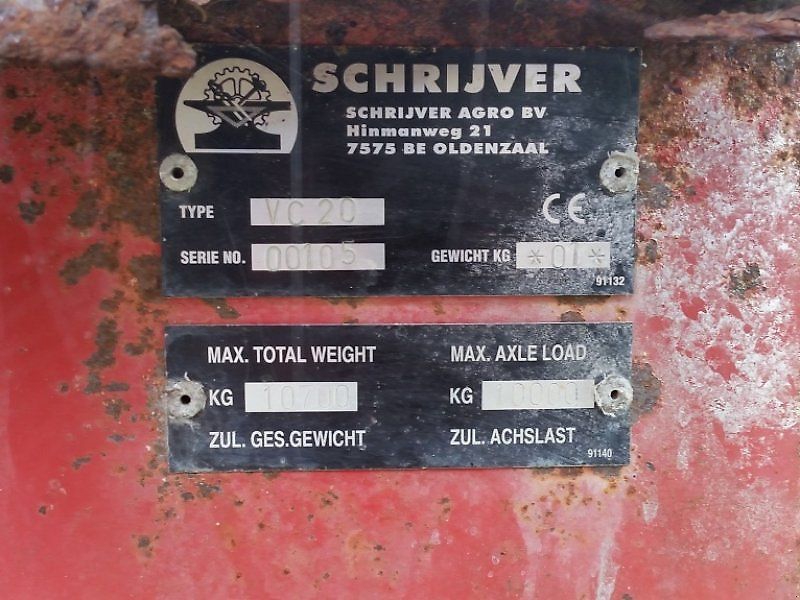 Schrijver-Agro Vulcano 20