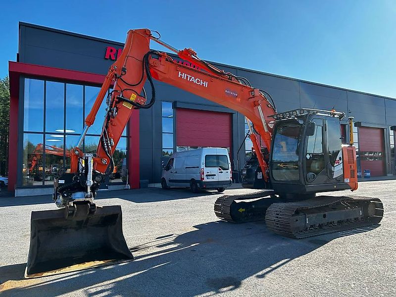 Hitachi ZX 135 US / 3D, Pyörittäjä, Rasvari, Lämmitin!