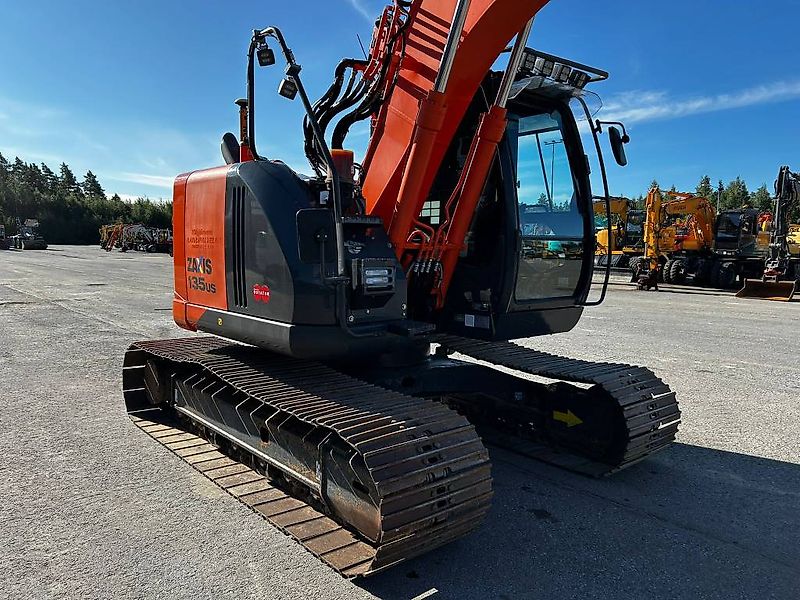 Hitachi ZX 135 US / 3D, Pyörittäjä, Rasvari, Lämmitin!