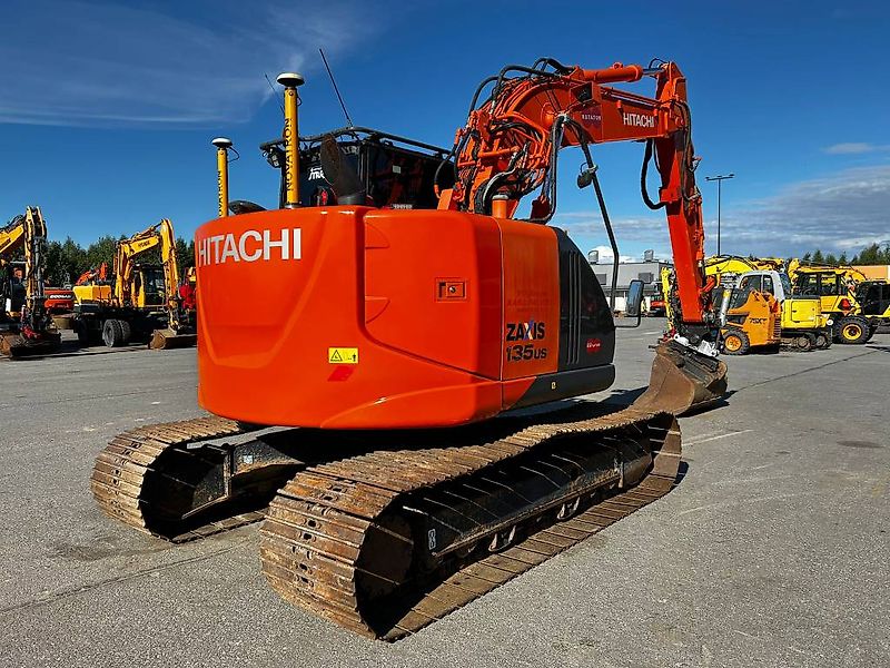 Hitachi ZX 135 US / 3D, Pyörittäjä, Rasvari, Lämmitin!