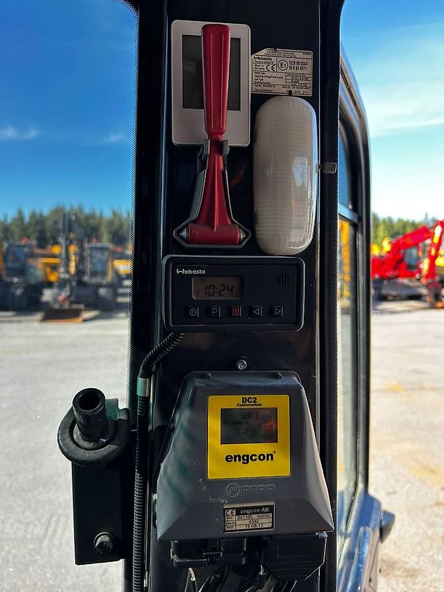 Hitachi ZX 135 US / 3D, Pyörittäjä, Rasvari, Lämmitin!