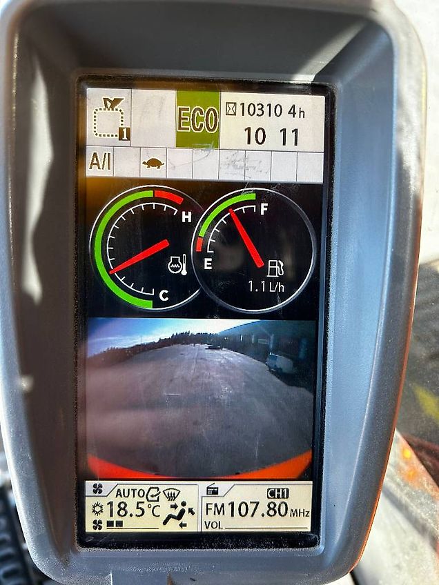 Hitachi ZX 135 US / 3D, Pyörittäjä, Rasvari, Lämmitin!