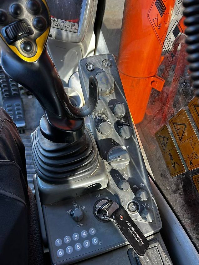 Hitachi ZX 135 US / 3D, Pyörittäjä, Rasvari, Lämmitin!