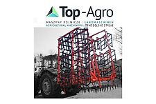 Top-Agro Top-Agro Zweireige Schwerzinkenegge mit 16 Felden !!NEU!!