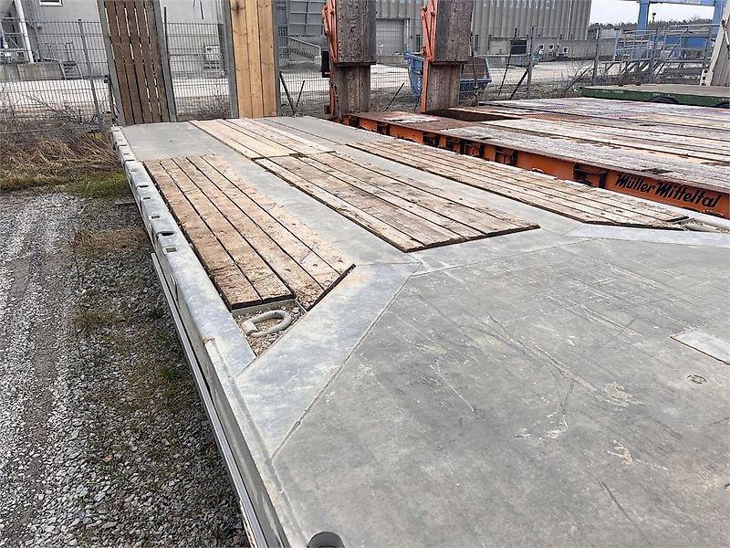 Möslein TO 3 F Schwebheim 3 Achs Tiefladeranhänger 9 m La