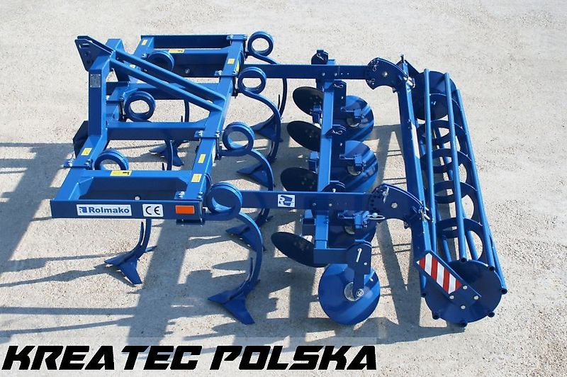 Rolmako U 453 Grubber / Schälgrubbermit Spiralfederzinken Breiten von 2,1 m bis 3,9 m