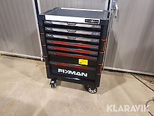 Verktygsvagn med verktyg Fixmann 155 delar