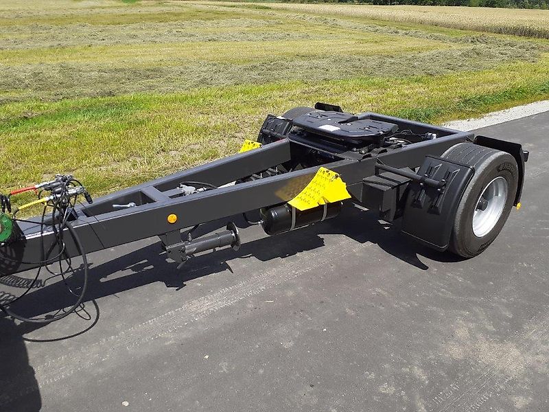 Hofer !! 12 Tonnen Basic-Line NEU !! - 40 oder 60 km/h - 3 Tonnen Stützlast - Luftfederung - Druckluftbremse mit ALB - Spannungswandler von 12 Volt auf 24 Volt - hydraulischer Stützfuß – Dollyachse Dolly Untersetzachse Kipper Anhänger