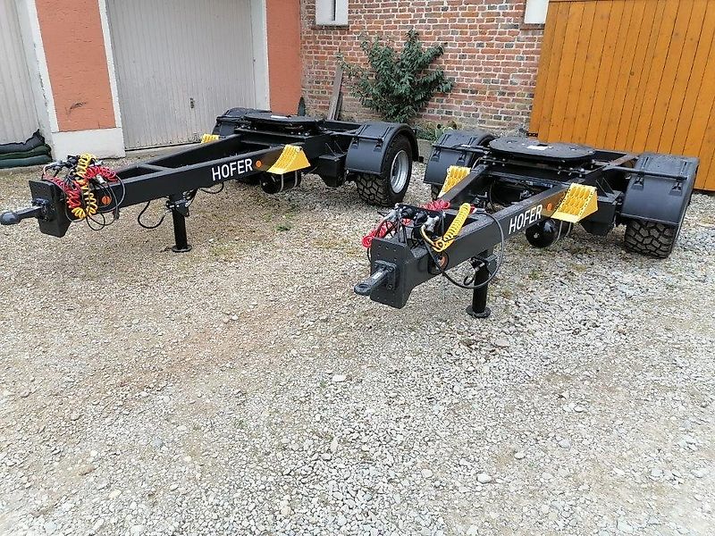 Hofer !! 12 Tonnen Basic-Line NEU !! - 40 oder 60 km/h - 3 Tonnen Stützlast - Luftfederung - Druckluftbremse mit ALB - Spannungswandler von 12 Volt auf 24 Volt - hydraulischer Stützfuß – Dollyachse Dolly Untersetzachse Kipper Anhänger