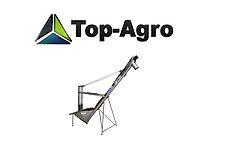 POM Augustów TOP-AGRO Überladeschnecke mit hydraulischem Antrieb T 206/5 3m-4m Verzinkt oder Edelstahl